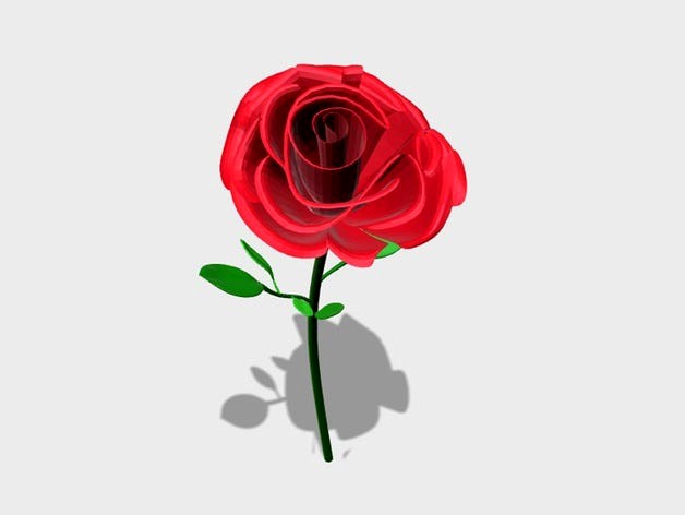 Blender 3D Design Rose Flower by 3DIYOriginal