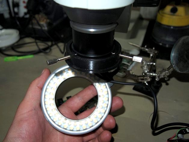 Aperture AHL-C60 LED Ring Flash Adapter for Stereo Microscope by MasterFX