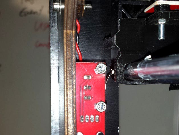 Y-Axis Endstop Mount Front Side for CTC, Flashforge and similar by zumili