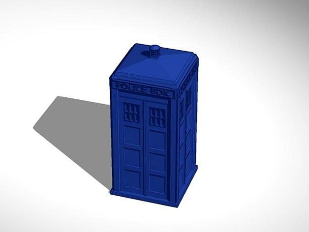 solid tardis by RonSWan