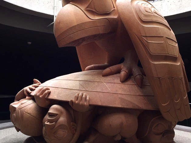 Raven and the First Men - by Bill Reid by TamasSimon