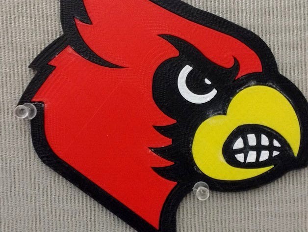 Louisville Cardinal Head by beagle117