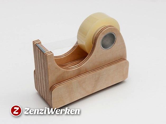 Adhesive Tape Dispenser cnc/laser by ZenziWerken