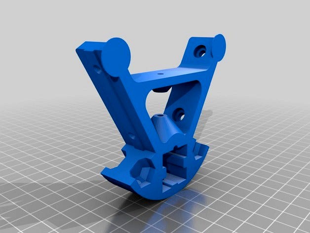 Top and Bottom Vertex for Micromake D1 by MicroMake