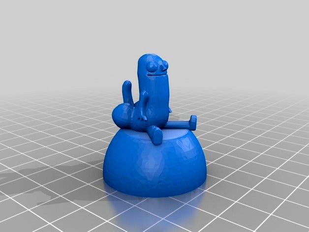 Dickbutt Antenna cover by MadMikeFPV