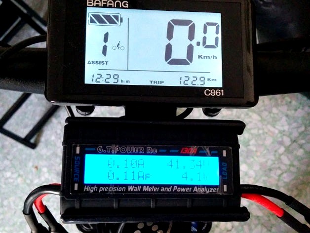 Wattmeter holder MTB handel by Hurry