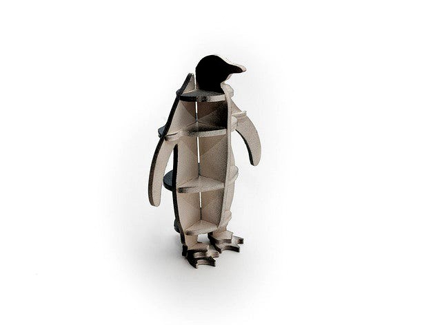 Penguin 3D-puzzle cnc/laser by ZenziWerken