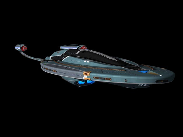 Star Trek - USS Aventine Vesta Class Multi-Mission Explorer by nd4spd1919