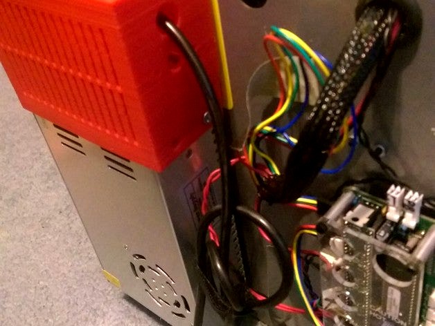 Power Supply Cover for S-360-12 360w PSU by HodgerTech by DemicDesigns