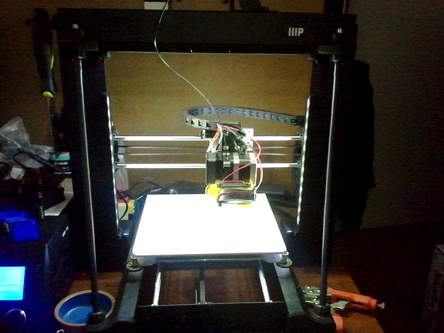 Wanhao Di3/Maker Select LED stage lighting by Dracos