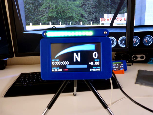 Nextion WS2812b led bar + Arduino nano enclosure by Wotever