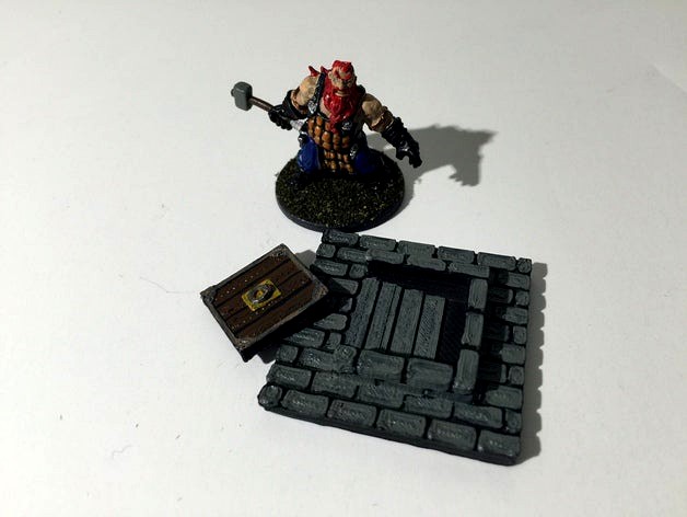 Zombicide Black Plague Vault Door  by jreiswig