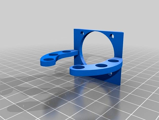 E3D V6 LED-Mount by rottaca