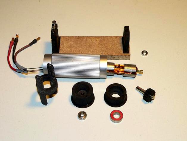 Printed Brushless Motor for RC  by SgaboLab