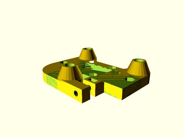 Cheap Roller Carriage for DLT-180(Chinese Kossel 2020) with 20x20 M3 mount (same as on common linear rails) by Djhg2000