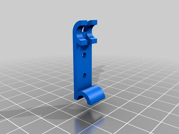 Endstop Switch Mounts for RepRap Wallace by PhatJustice