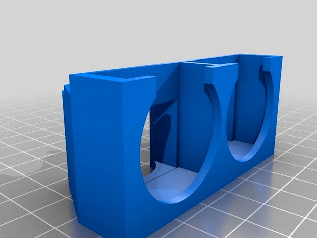 Dual fan holder Mankati XT Plus by N2Oz