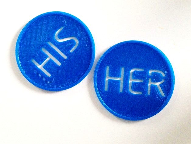 His & Her Coaster by JayFi