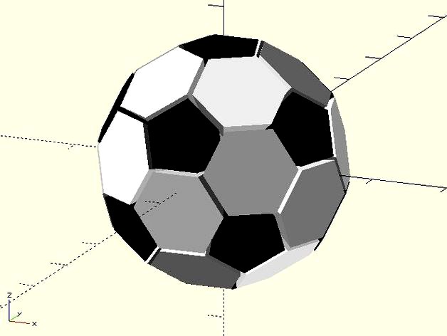 Soccer polyhedron by JustinSDK