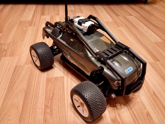 HSP TRIBESHEAD Truggy Roll Cage for FPV LED by FDMBot