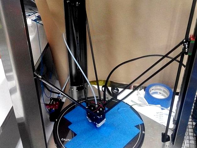 Kossel 400 x 700 3D Printer with Metal Jacket by fred2088