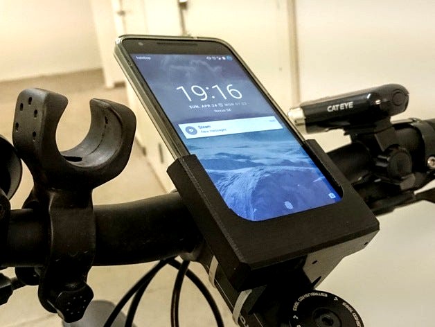 Sony Z3 / Nexus 5X bike mount [Flex material] by Marrrs