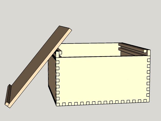 Box with sliding top by marzab