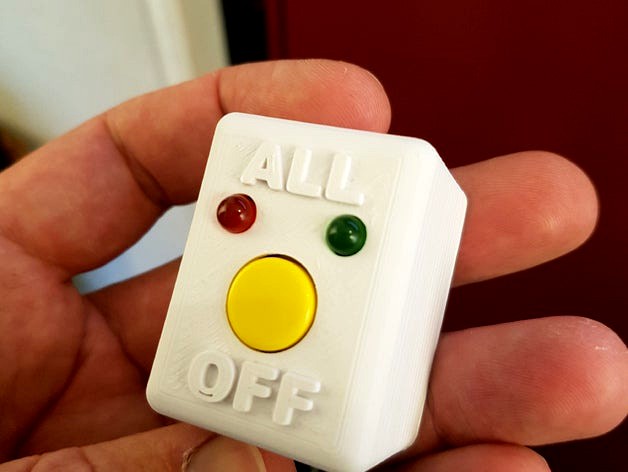 WeMos D1 Mini Button Shield Box by eirikso