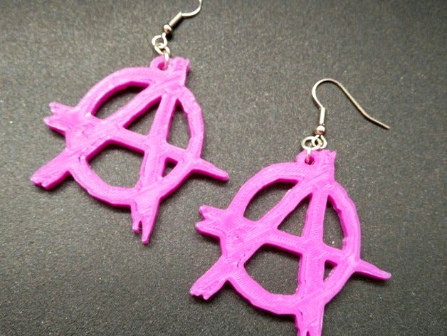 Anarchy Earrings by helgibbons