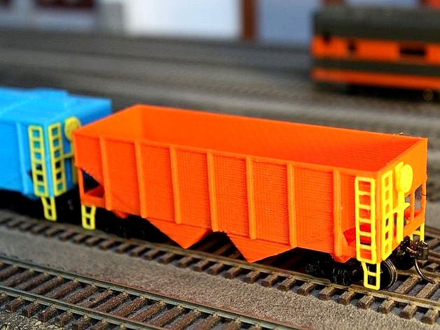 55 Ton HO Scale Hopper Car Mods by pturvill