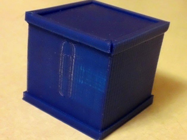 Paperclip box with slide lid by hobbit1968