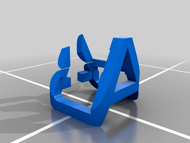 Intersected letters by Anteino