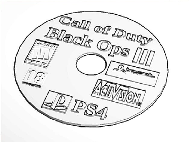 Call of duty Black Ops III disk by Bjo2004