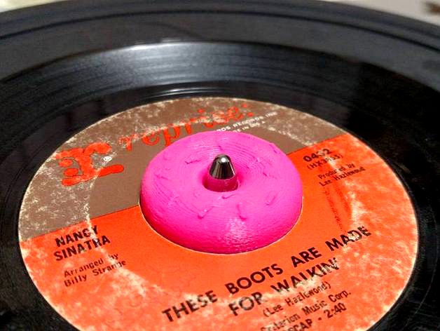 Doughnut 45 Adapter (Record Store Day) by Fargo3DPrinting