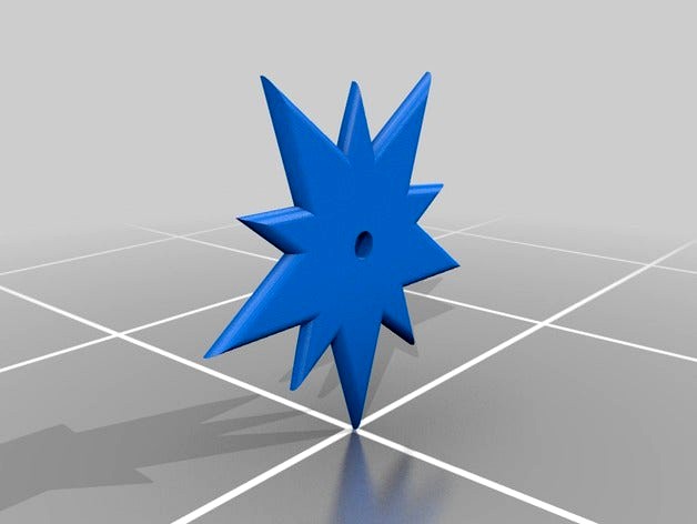 Ten Pointed Star by dukeisi