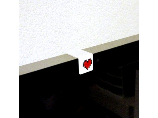8-bit Heart Thunderbolt Display Cam Cover  by pnariyoshi