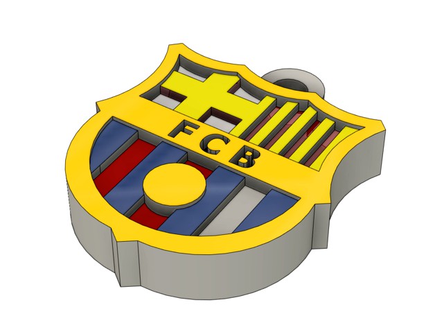 FC Barcelona Keychain by zandyrizzo