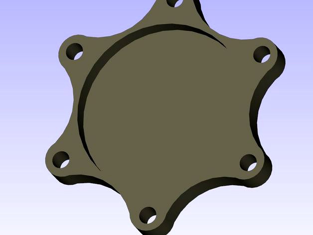 Arduino Nano Case Cover for 70mm Wheels (Momo, Sparco and Omp bolt pattern) by BattleGear