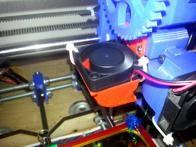 Fan duct prusa i3 by grandcamillou