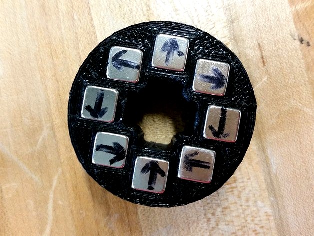 Halbach Array Holder for NMR Spectrometer - Remix for K&J Magnets by ...
