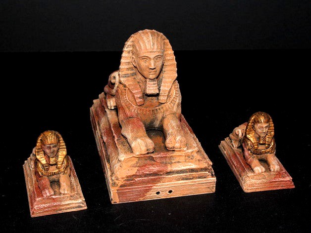 OpenForge 2.0 Sphinx Statues by devonjones