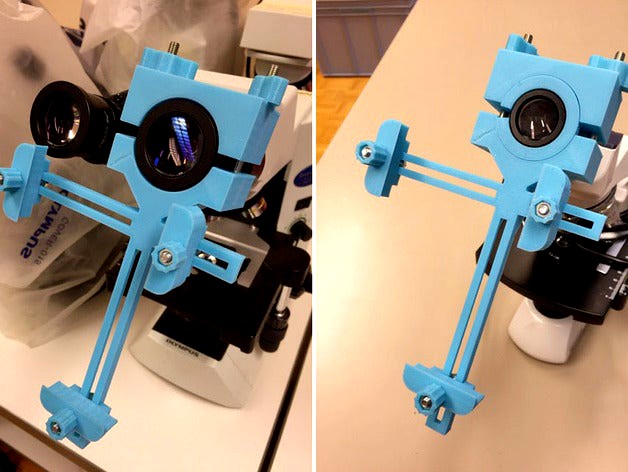 Adaptateur smartphone pour microscope by scuttelod