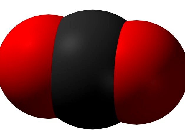 Carbon Dioxyde Molecule by The_Hacker