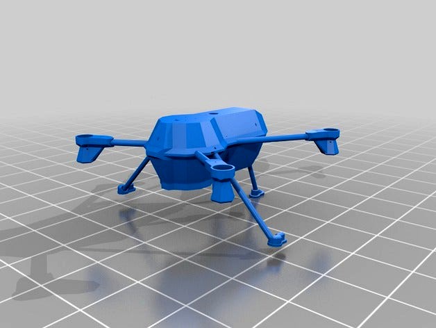 Grasshopper Quadcopter v1 by cybermechx