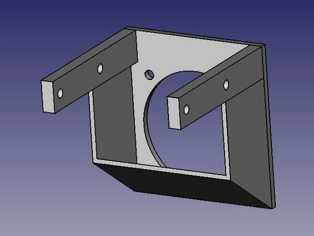 40mm Fan Mount for Wade's Extruder by realtoft123