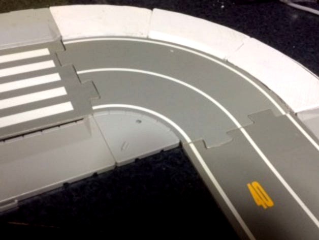 Tomica Town outer curved sidewalk by linuxserchers