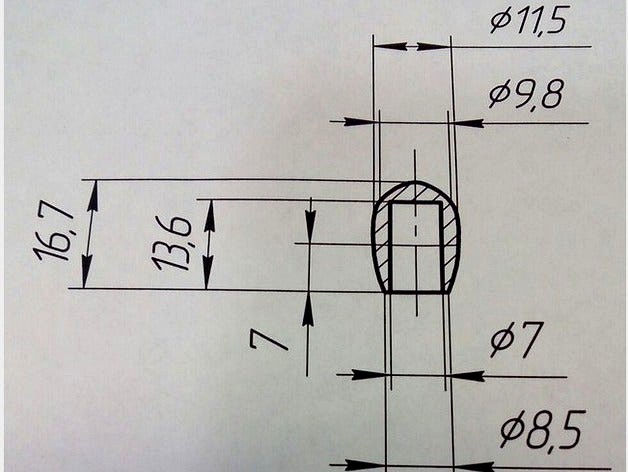Drum stick tip by 3D_print_perm