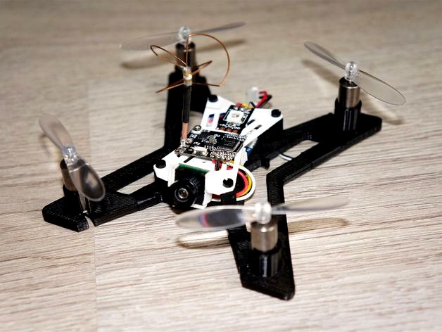 Micro Stealth 100 FPV - Microcopter for 8.5mm Motors, Micro Scisky/Quanum by quadFlyer