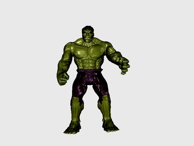 Hulk by artec3d