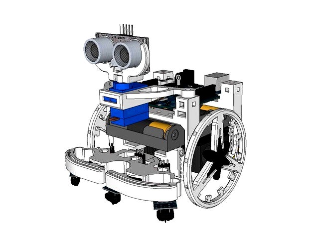 Dasaki 2WD robot chassis by dasaki